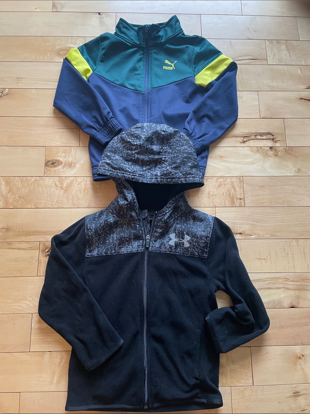 🍀4/$20 Boys zip-up activewear jackets, sz 5